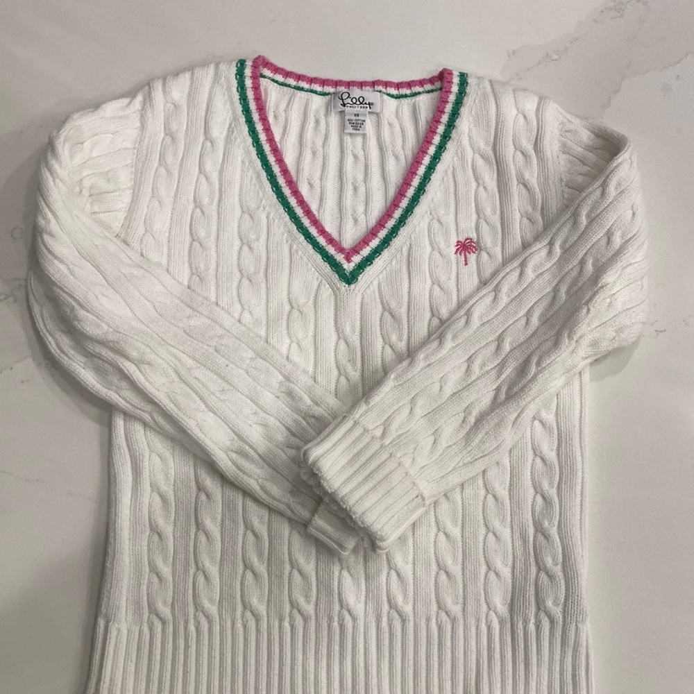 Lilly Pulitzer tennis sweater